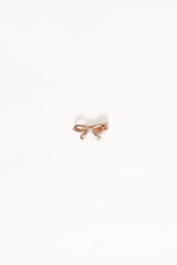 Scout Bow Hair Clip - Gold/Pearl