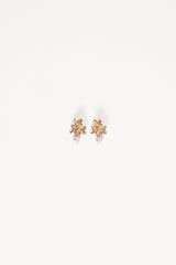 Amani Earrings - Gold/Pearl