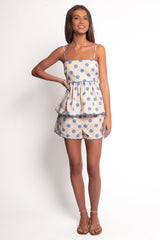 Aureole Short Set - Dusty Blue