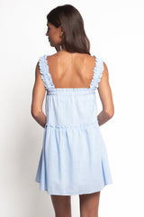 Elena Mini Dress - Light Blue