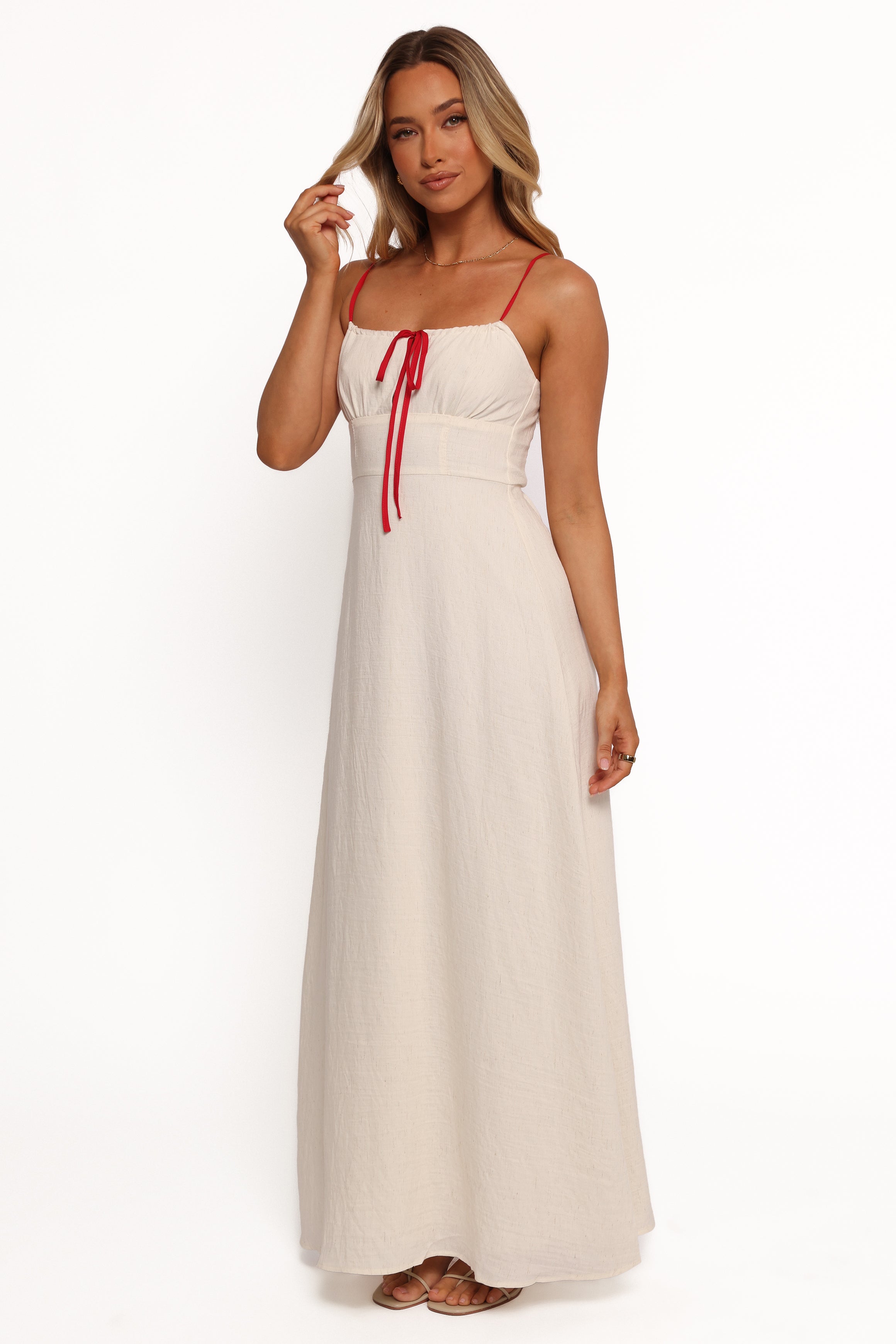 Gracie Midi Dress - Oatmeal