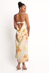 Hydra Maxi Dress - Yellow Floral