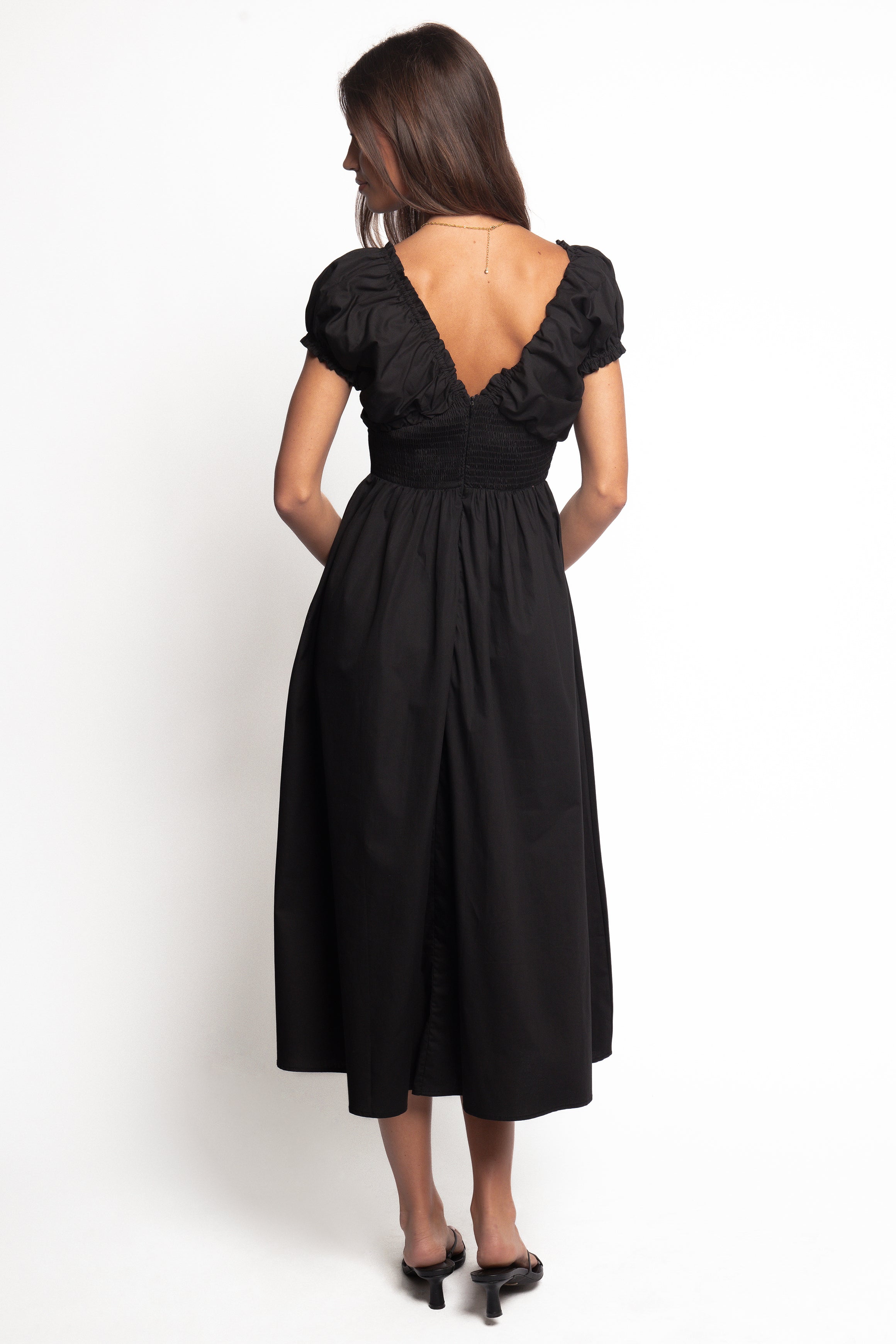 Larson Midi Dress - Black