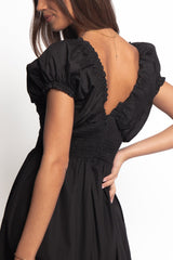 Larson Midi Dress - Black