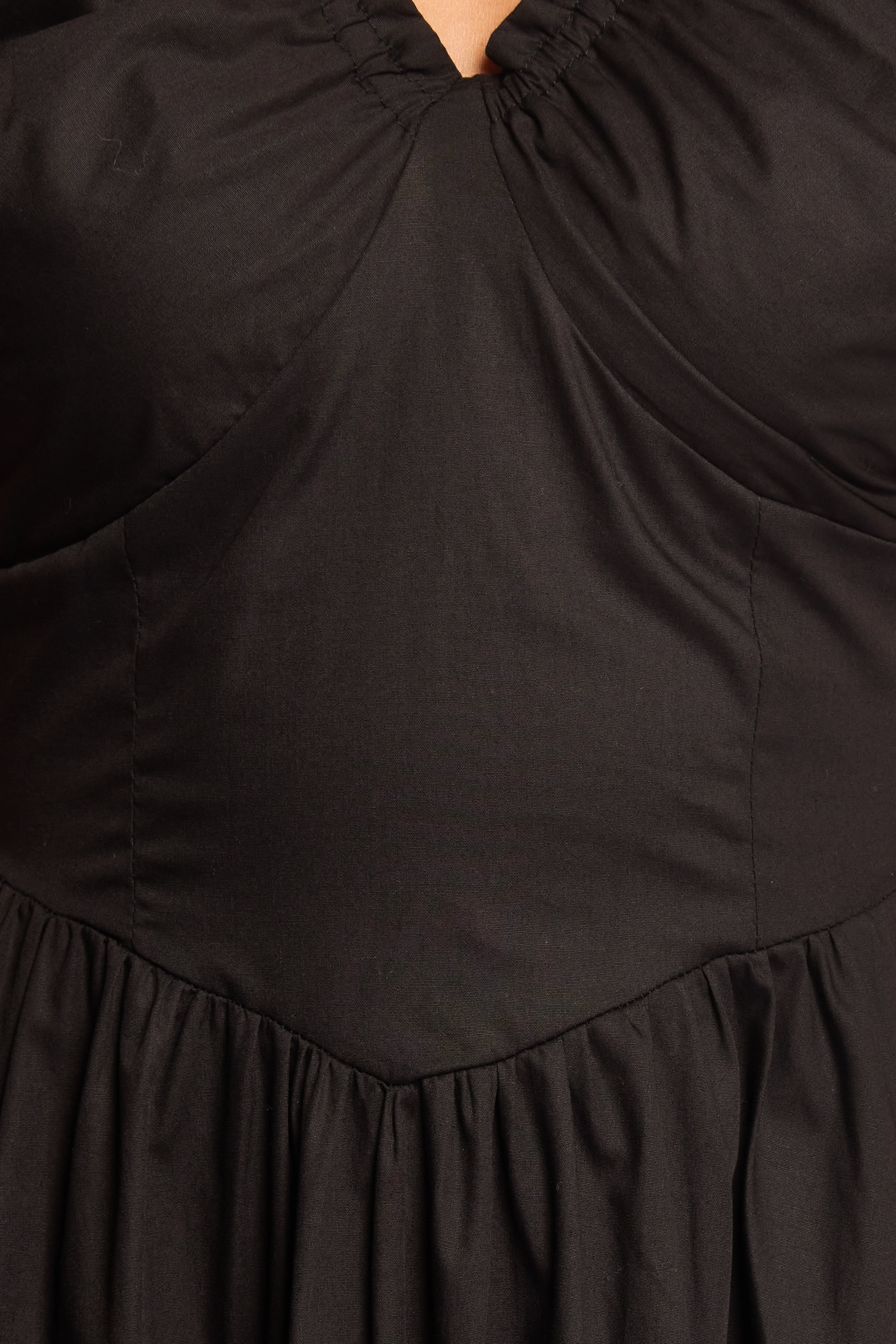 Larson Midi Dress - Black