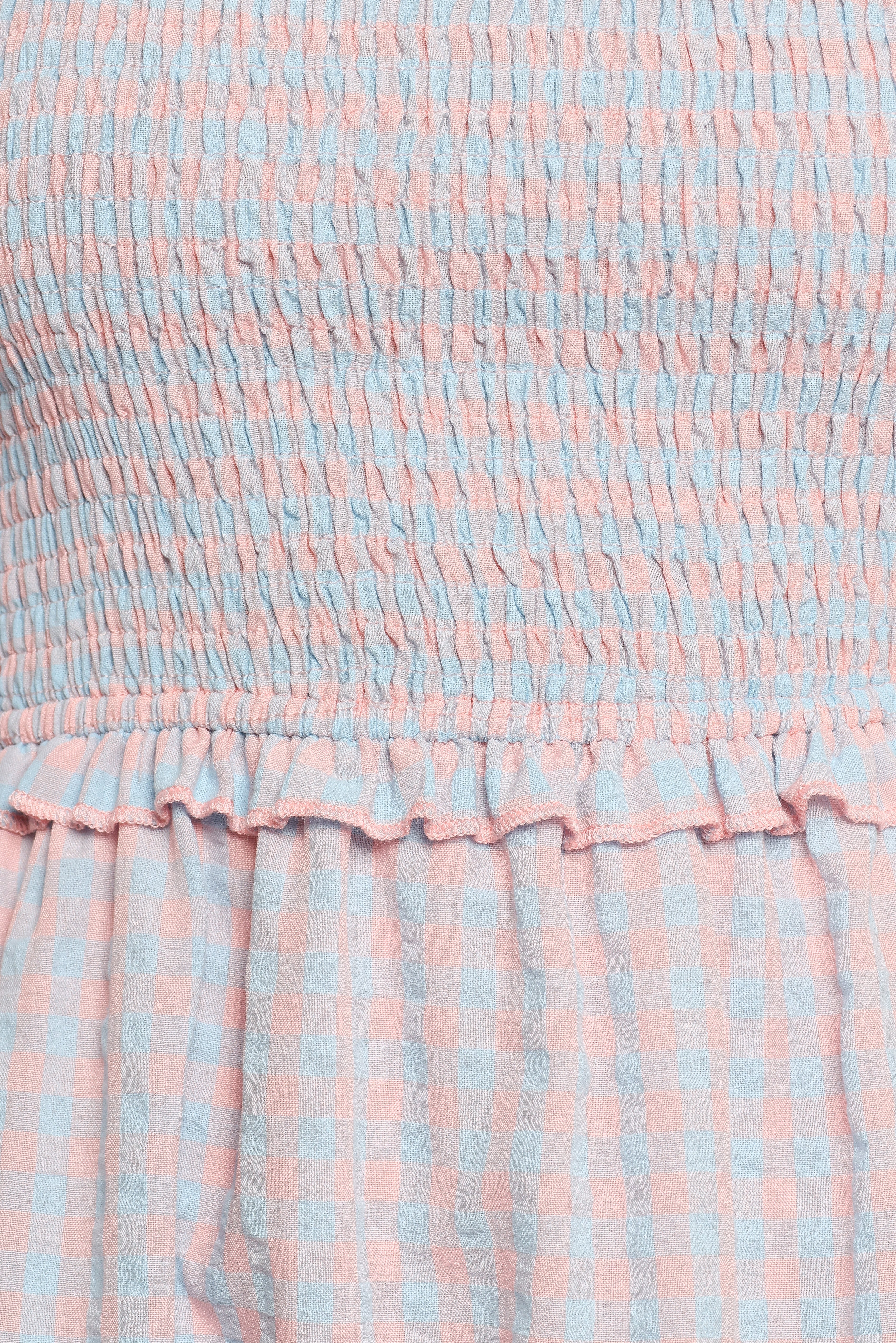 Lille Midi Dress - Blue Gingham
