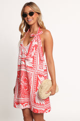 Nicoletta Mini Dress - Red