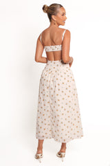 Oakley Maxi Dress - Yellow Floral