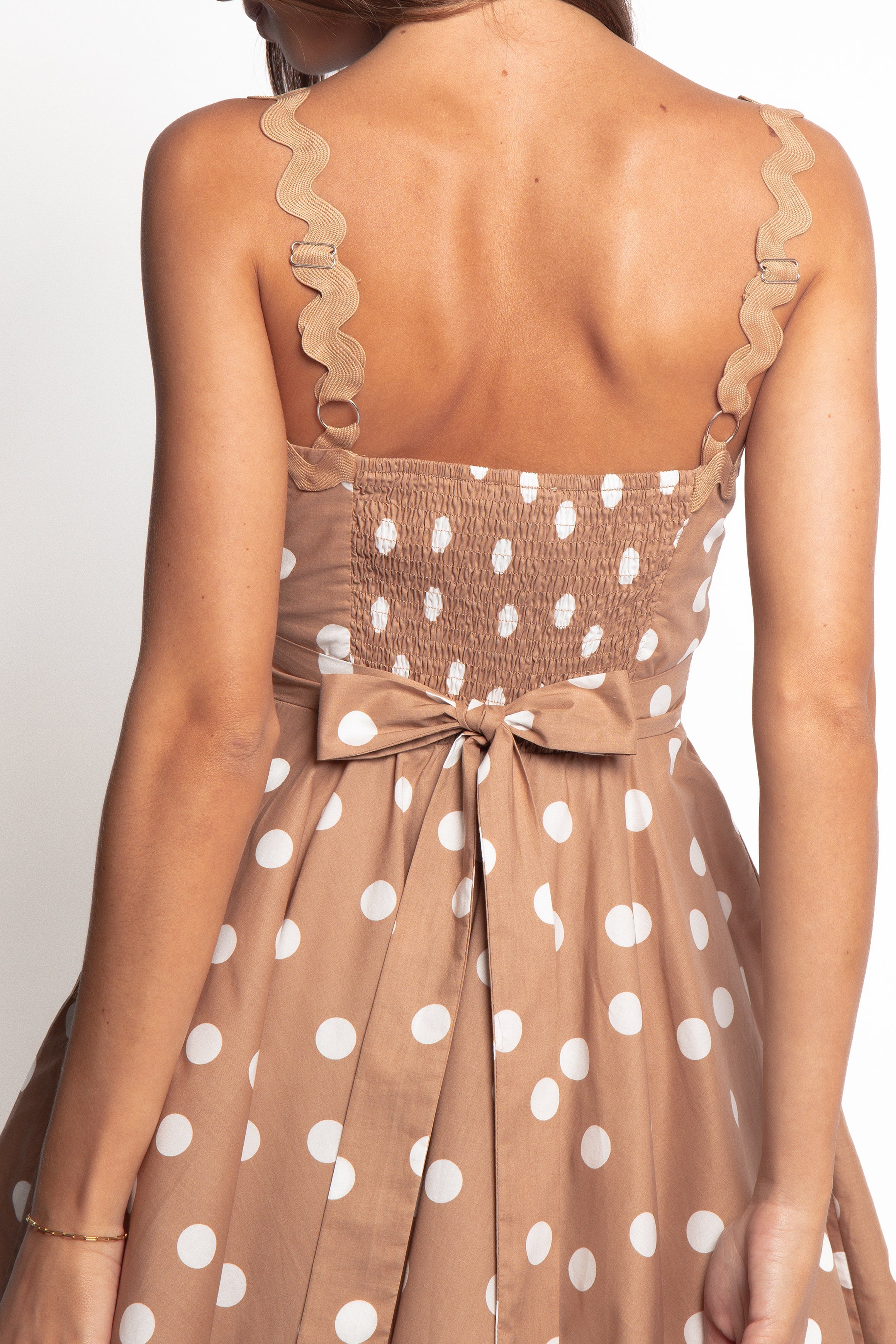 Teaghan Mini Dress - Light Mocha