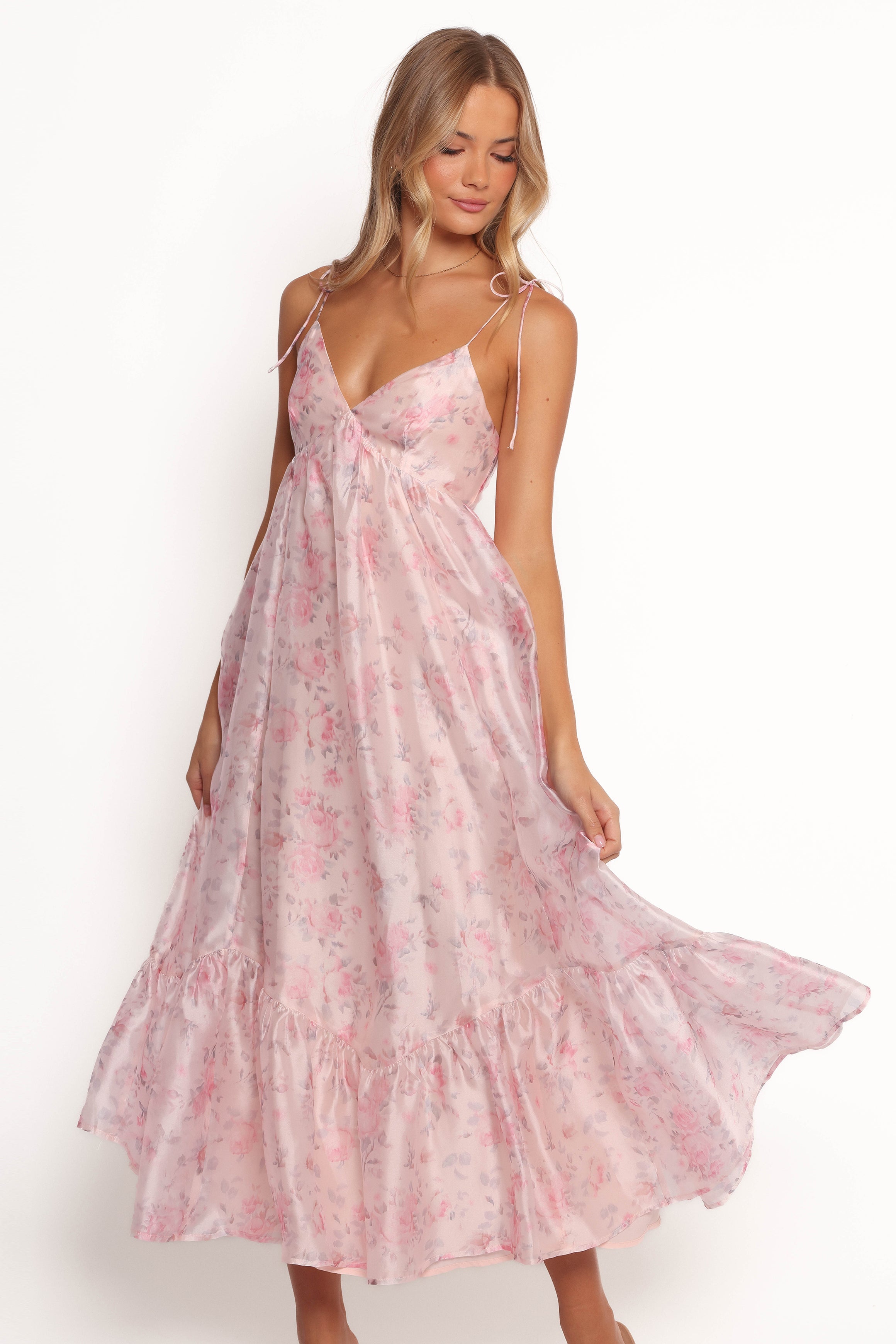 Xanthe Maxi Dress - Pink Floral