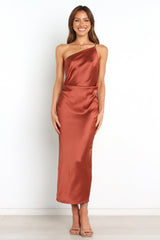 Luella Dress - Rust