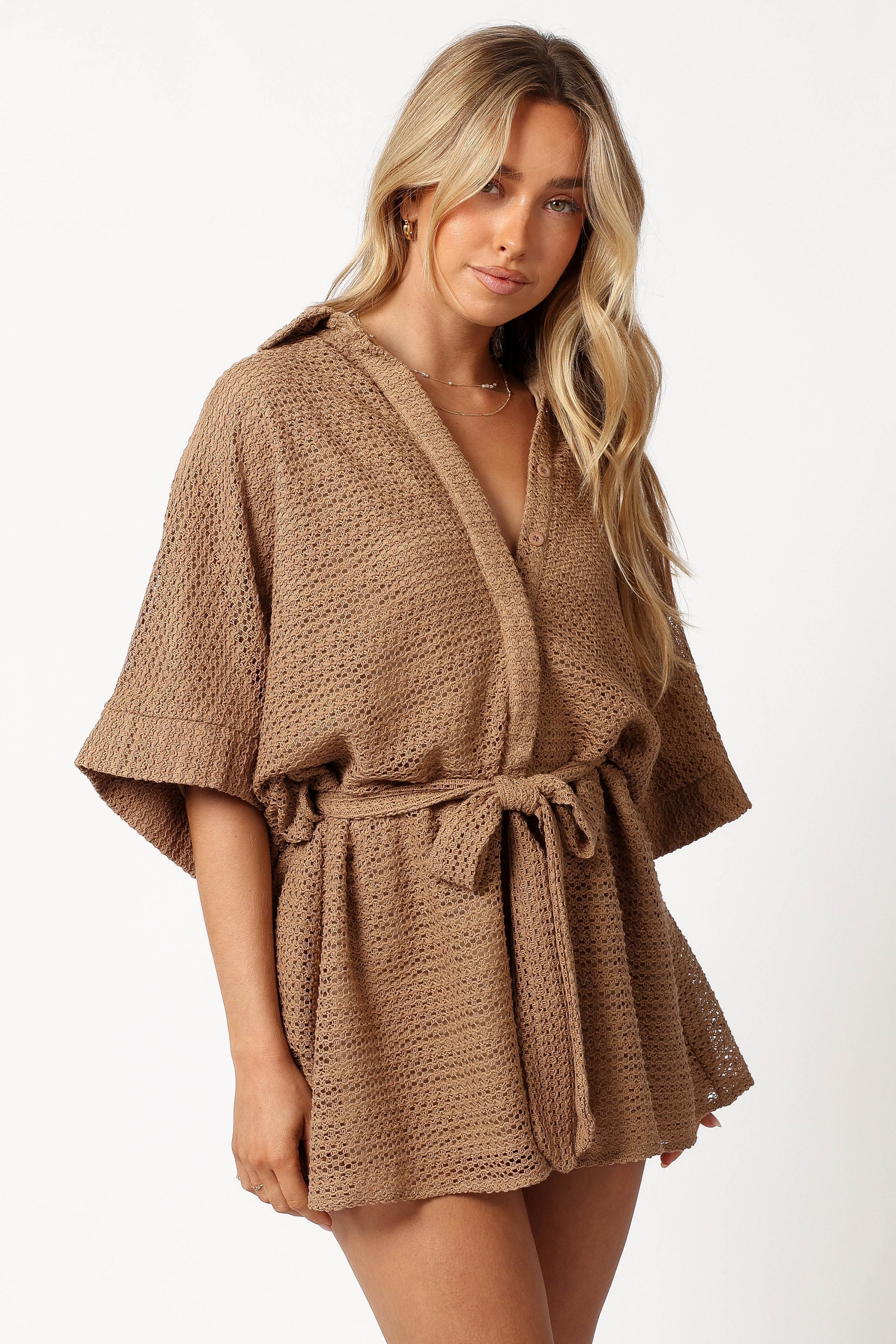 Culpo Romper - Mocha