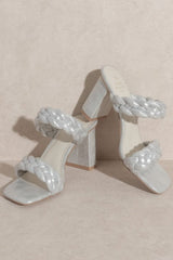 Savannah Metallic Heel - Silver